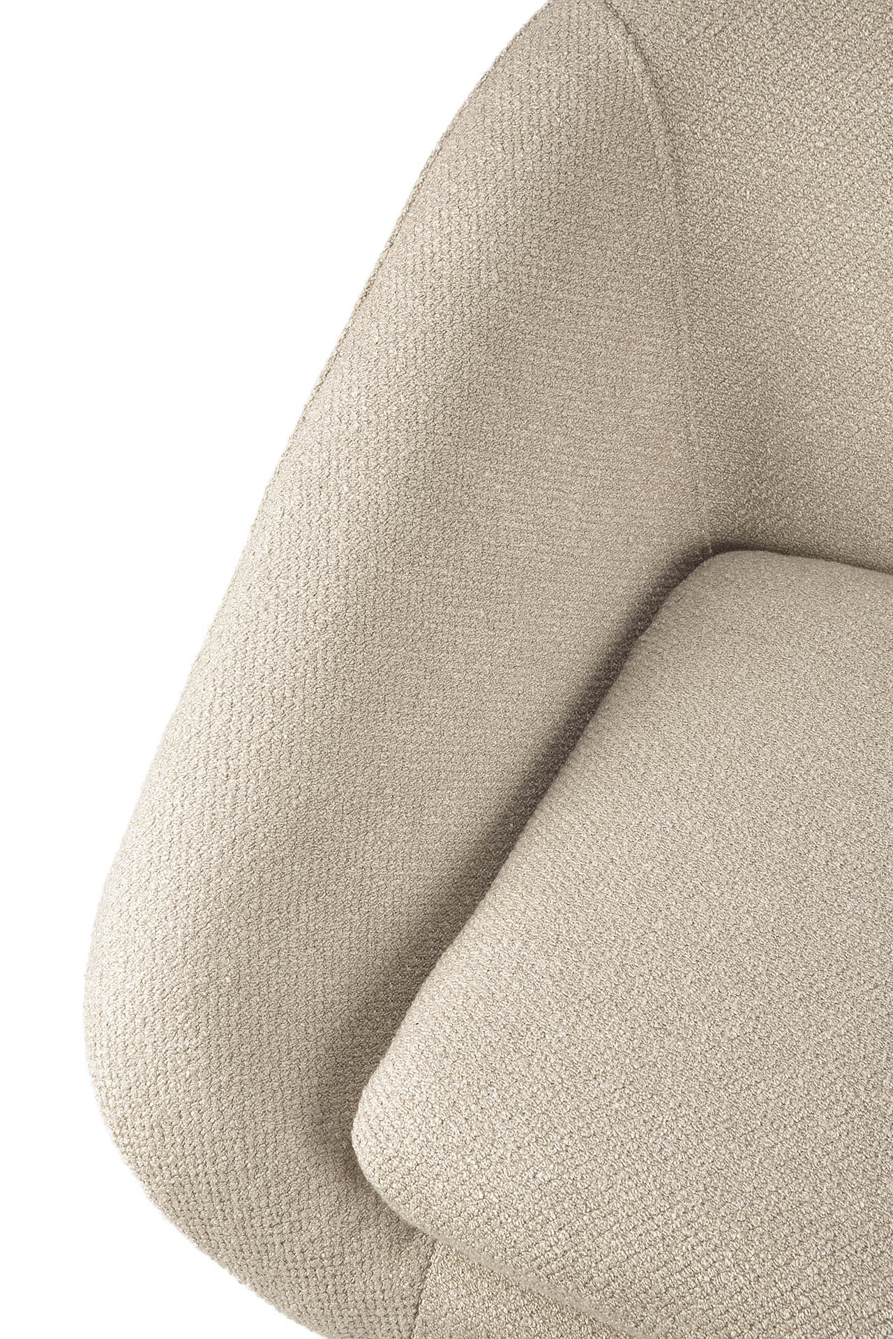 Barrow lounge chair - off white