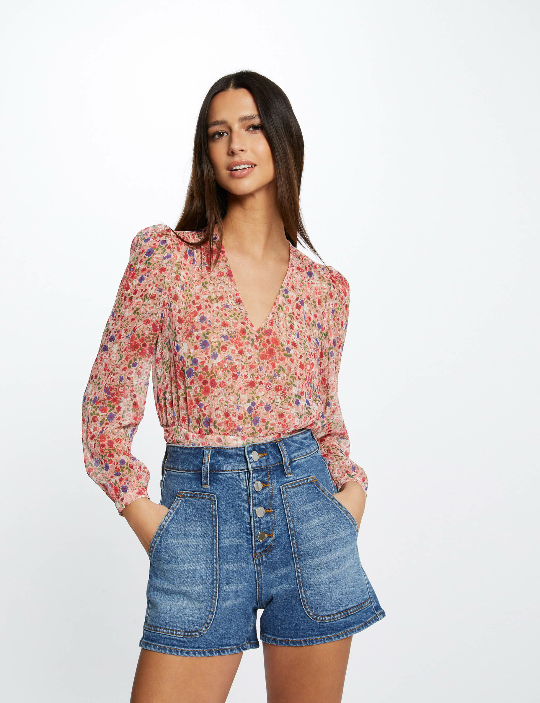 Short mom taille haute en jean jean stone femme - jean_stone