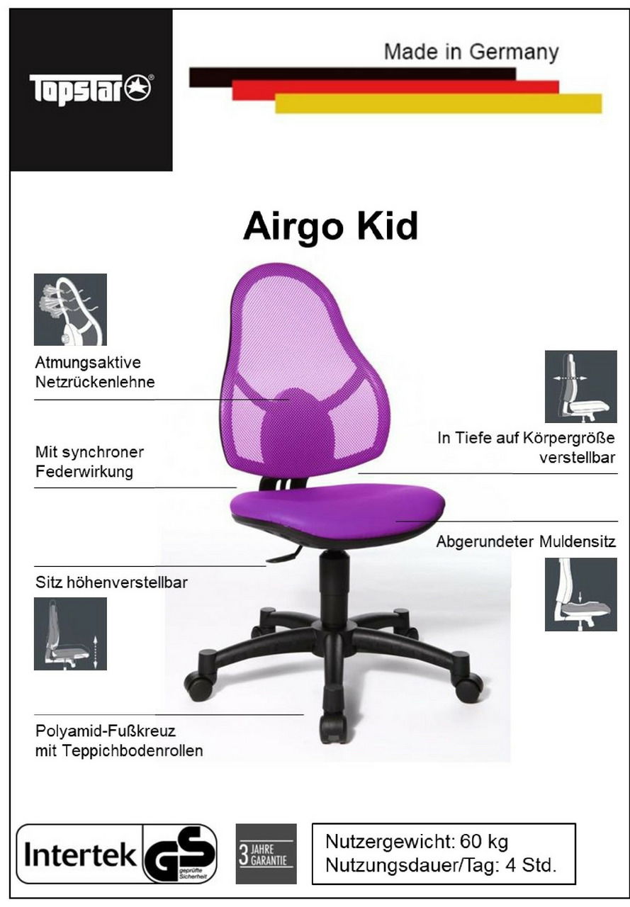 Topstar Drehstuhl AIRGO KID