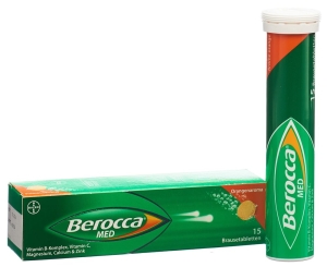 Berocca MED Brausetabletten Orangenaroma, 15 Stück