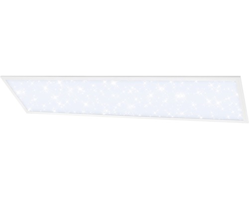 LED-paneel plafondlamp, dimbaar, 36W, 3800 lm, CCT 3000-6500 K, 119,5 x 29,5 cm, wit, met afstandsbediening en sterrenhemeleffect