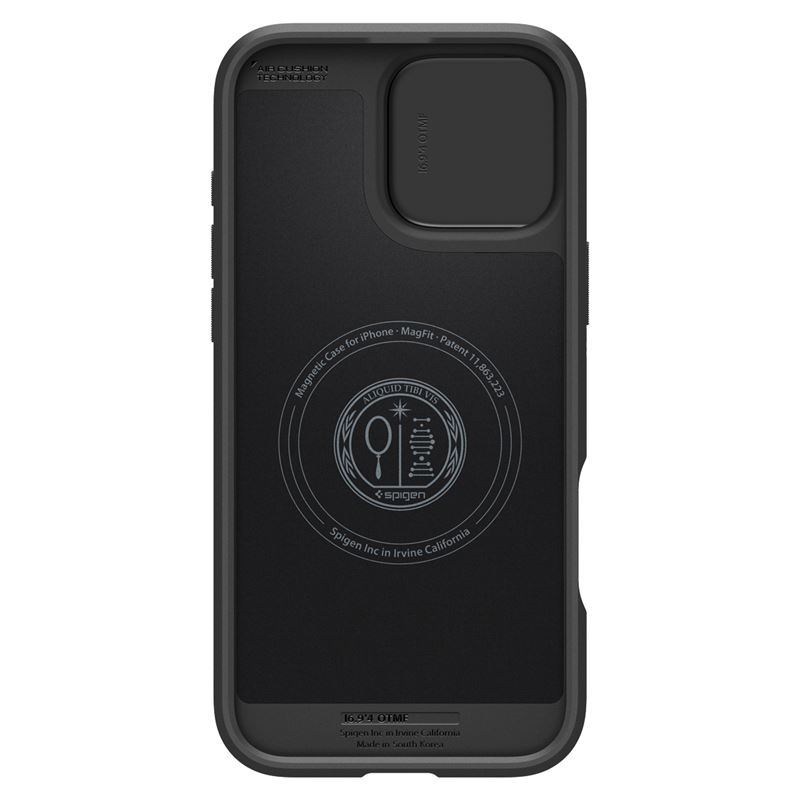iPhone 16 Pro Optik Armor MagSafe Case Hülle mit Cam-Slider (ACS08149) - Schwarz