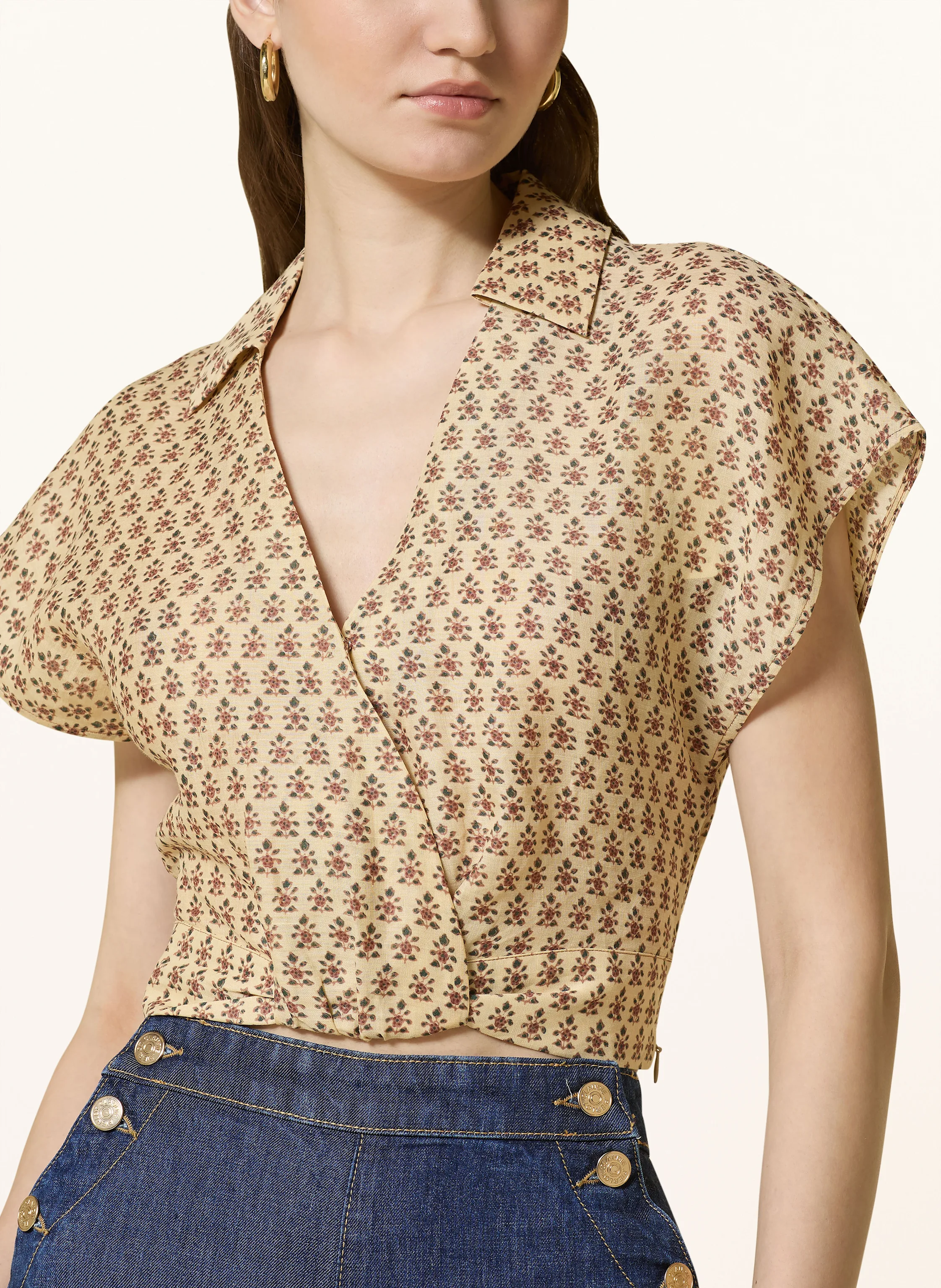 CLAUDIE PIERLOT Cropped-Blusenshirt