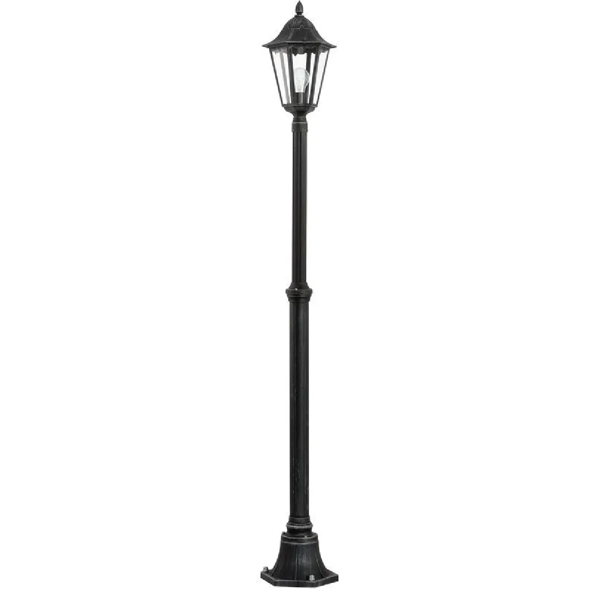 EGLO Lampadaire Navedo Noir Extérieur