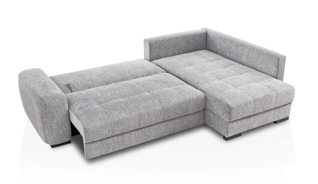 Ecksofa Freddy de Luxe 269 x 179 cm / 179 x 269 cm stone