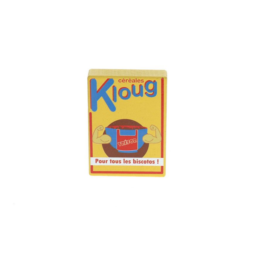 Paquet de céréales Kloug en bois Mercredi et Patati