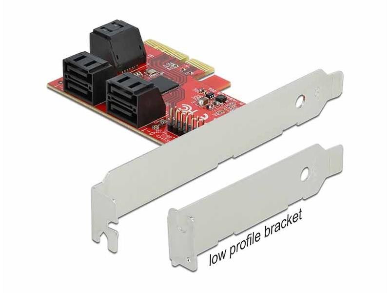 Delock SATA-Controller PCI-Ex4- 6x SATA intern PCI Express x4 Karte zu 6 x intern SATA 6 Gb/s
