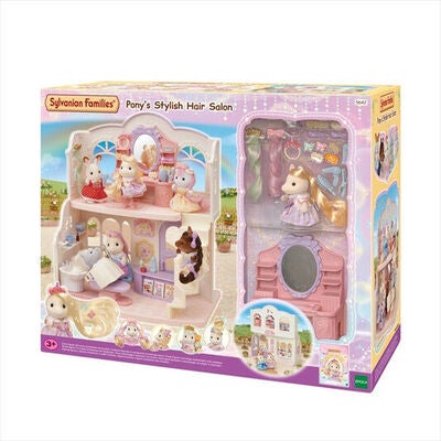Sylvanian Families Pony Frisørsalong med Figur