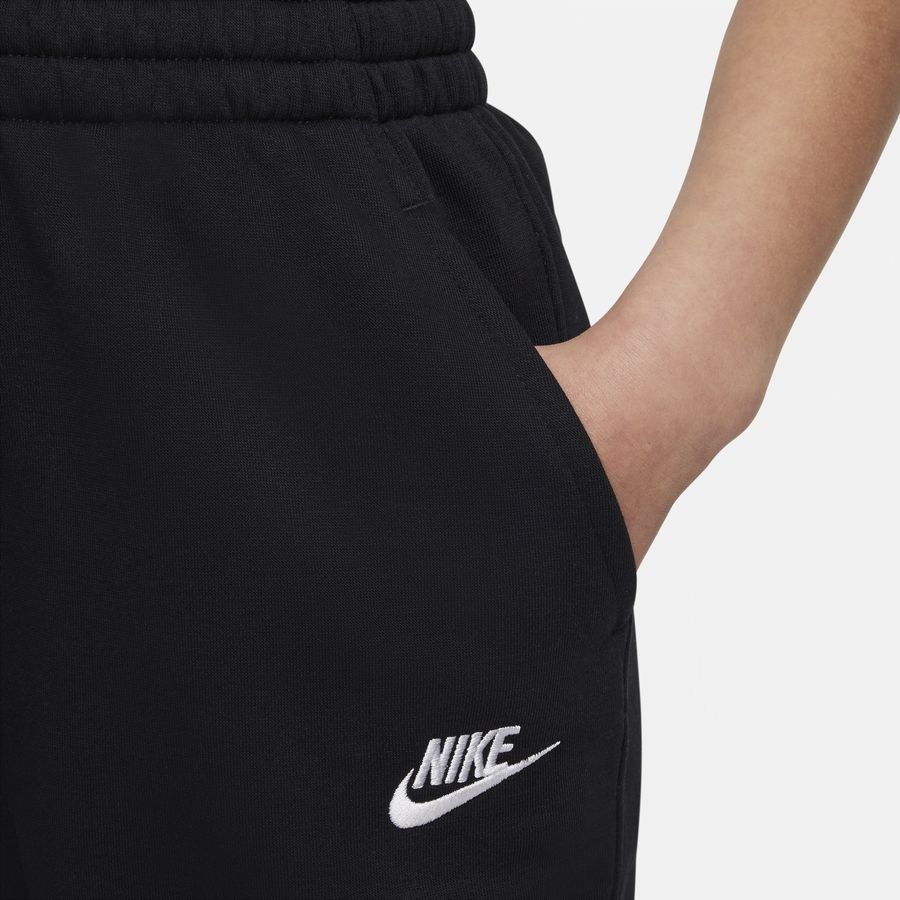 Nike Bas de Survêtement NSW Club Fleece High-Waisted - Noir/Blanc Enfant