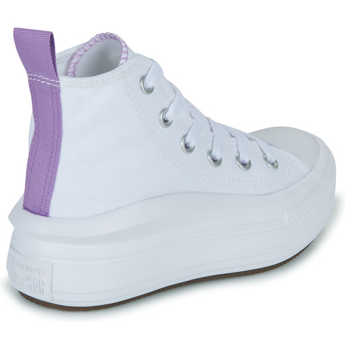 Converse - Chuck Taylor All Star Move Platform Foundation Hi - Blanc / Lilas