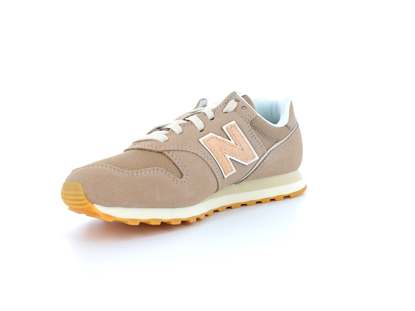 New balance a-WL373TM2 Matières combinées Beige Foncé