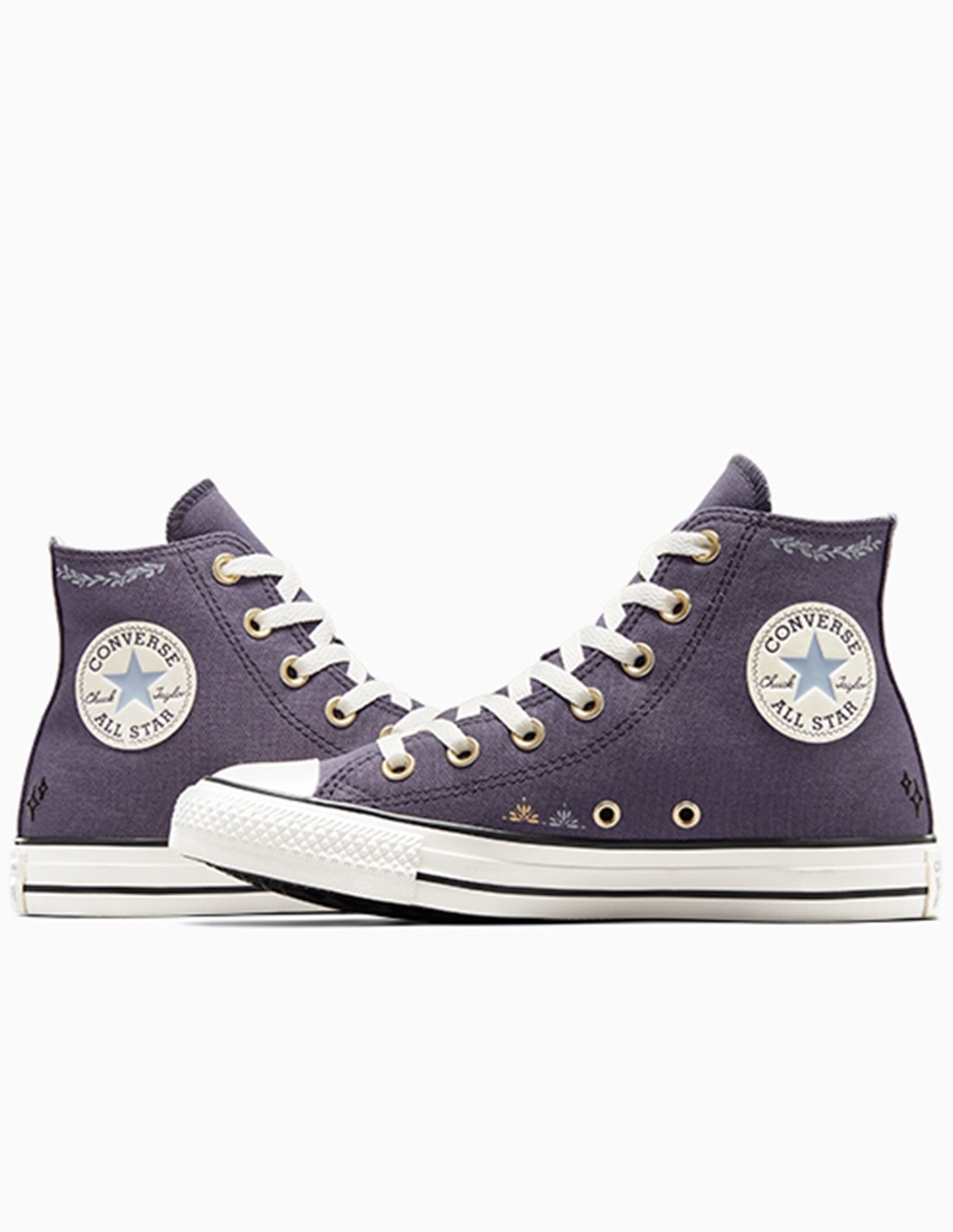converse Sneakers montantes femme ctas hi dark violet/motifs
