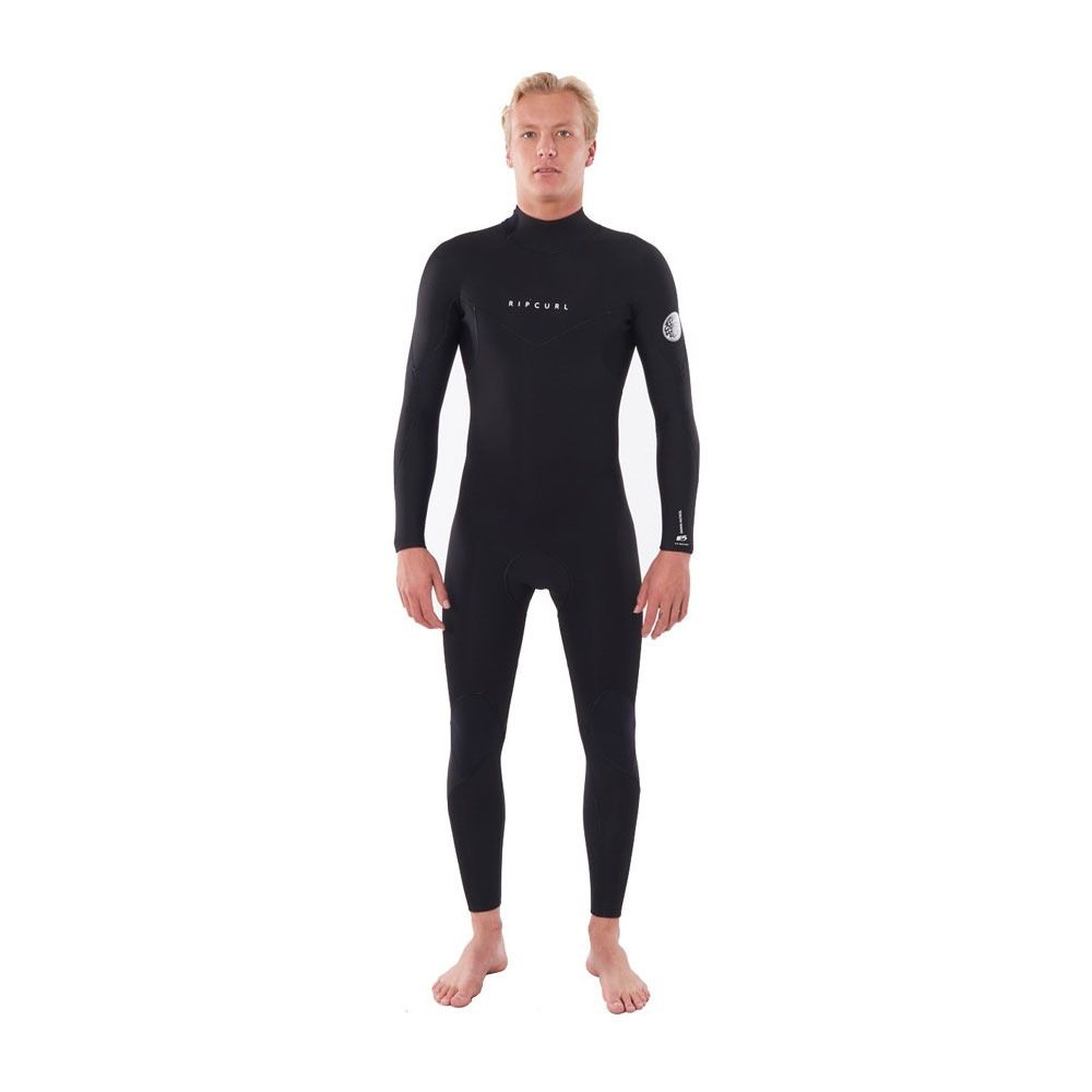 Rip Curl DAWN PATROL 32GB B/ZIP STMR - Combinaison intégrale 3/2mm Homme black