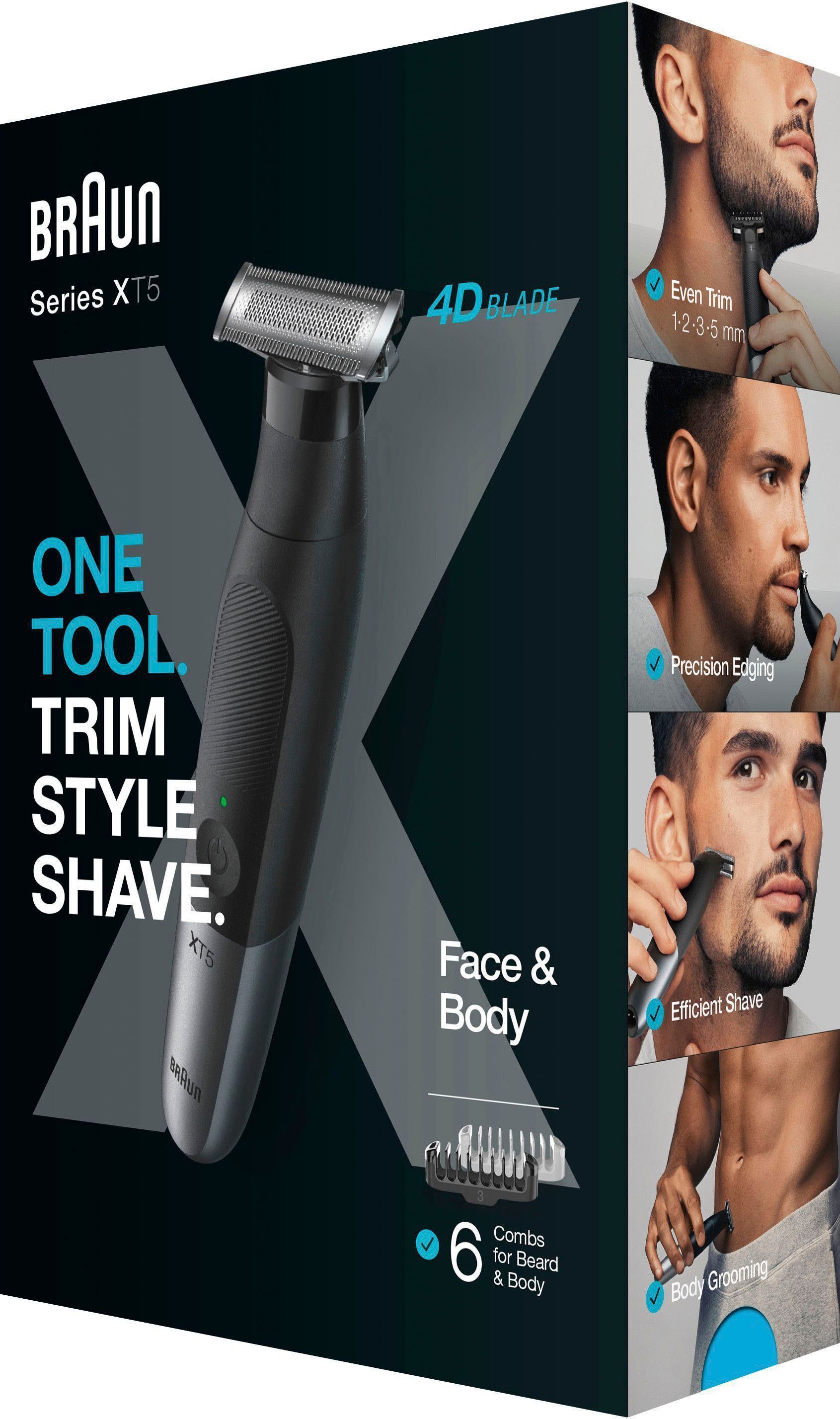 Braun Haarschneider »Series X XT5200« wasserdicht, 4D-Flex-Klinge