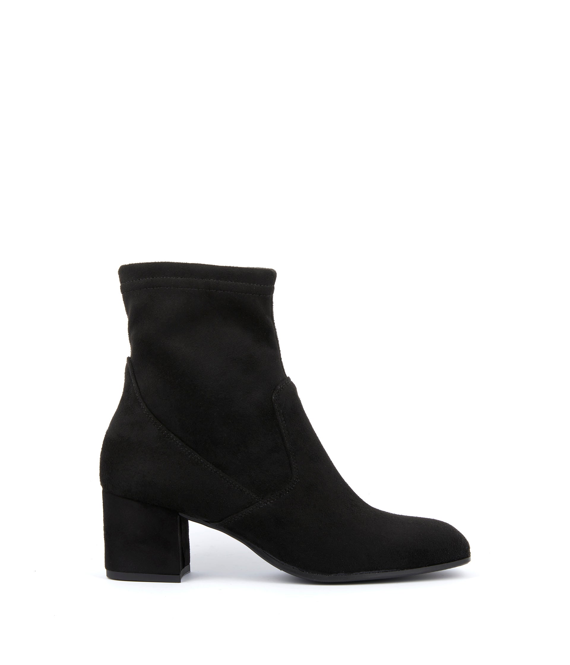 Boots veloutés noirs Mélina