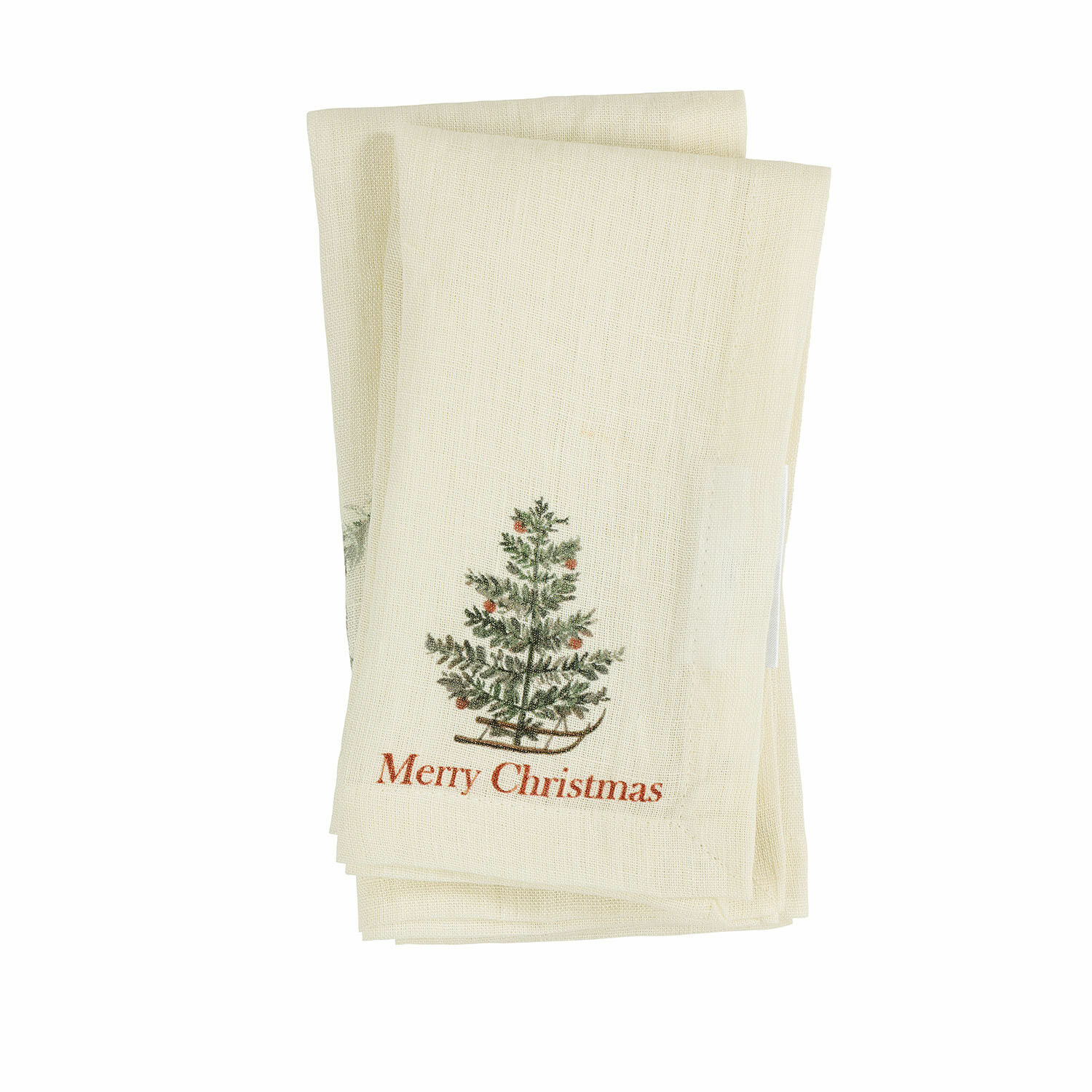 Serviette 4er Set Merry  &  Bright
