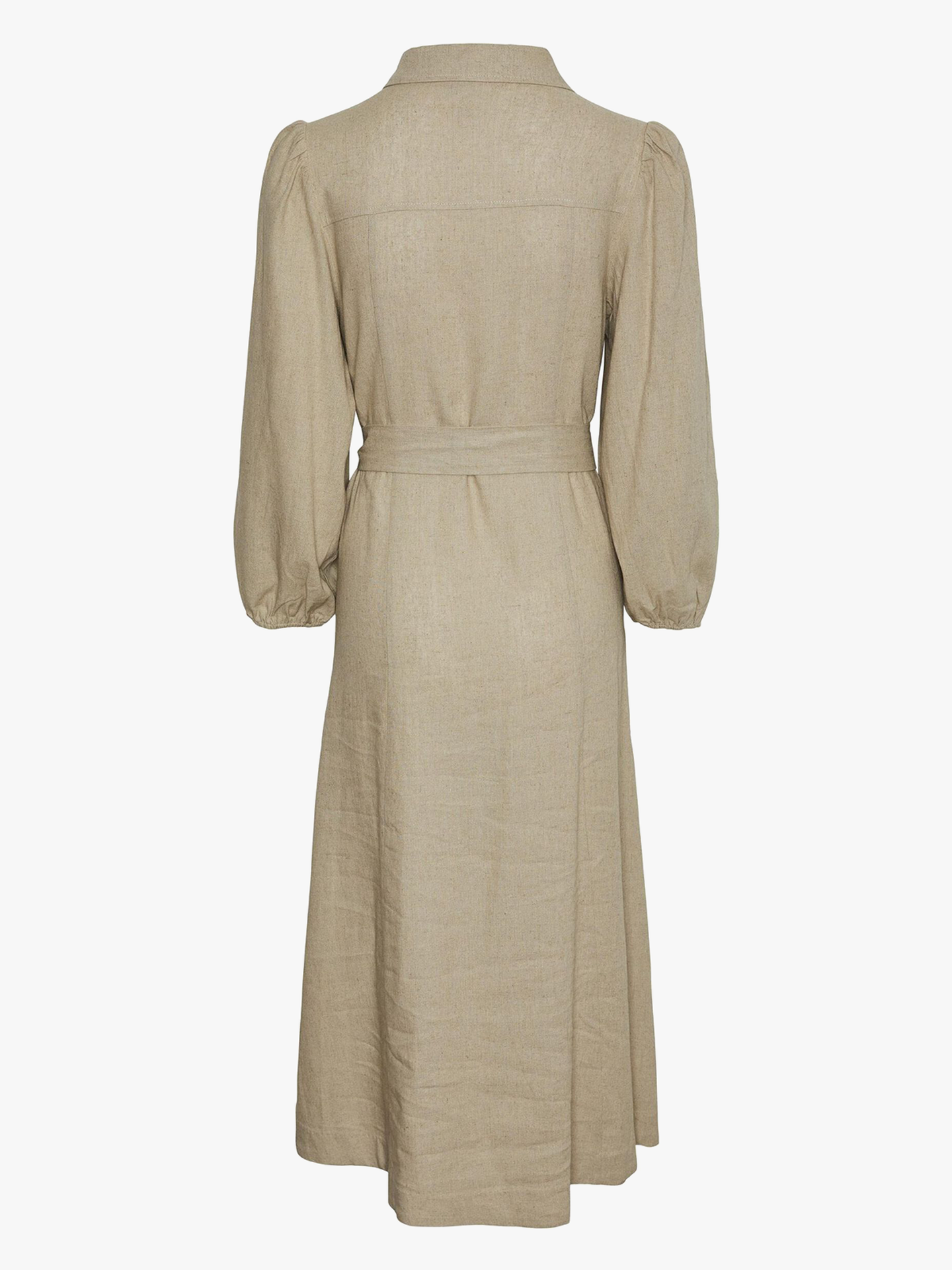 Flaxy 3/4 Linen Shirt Dress