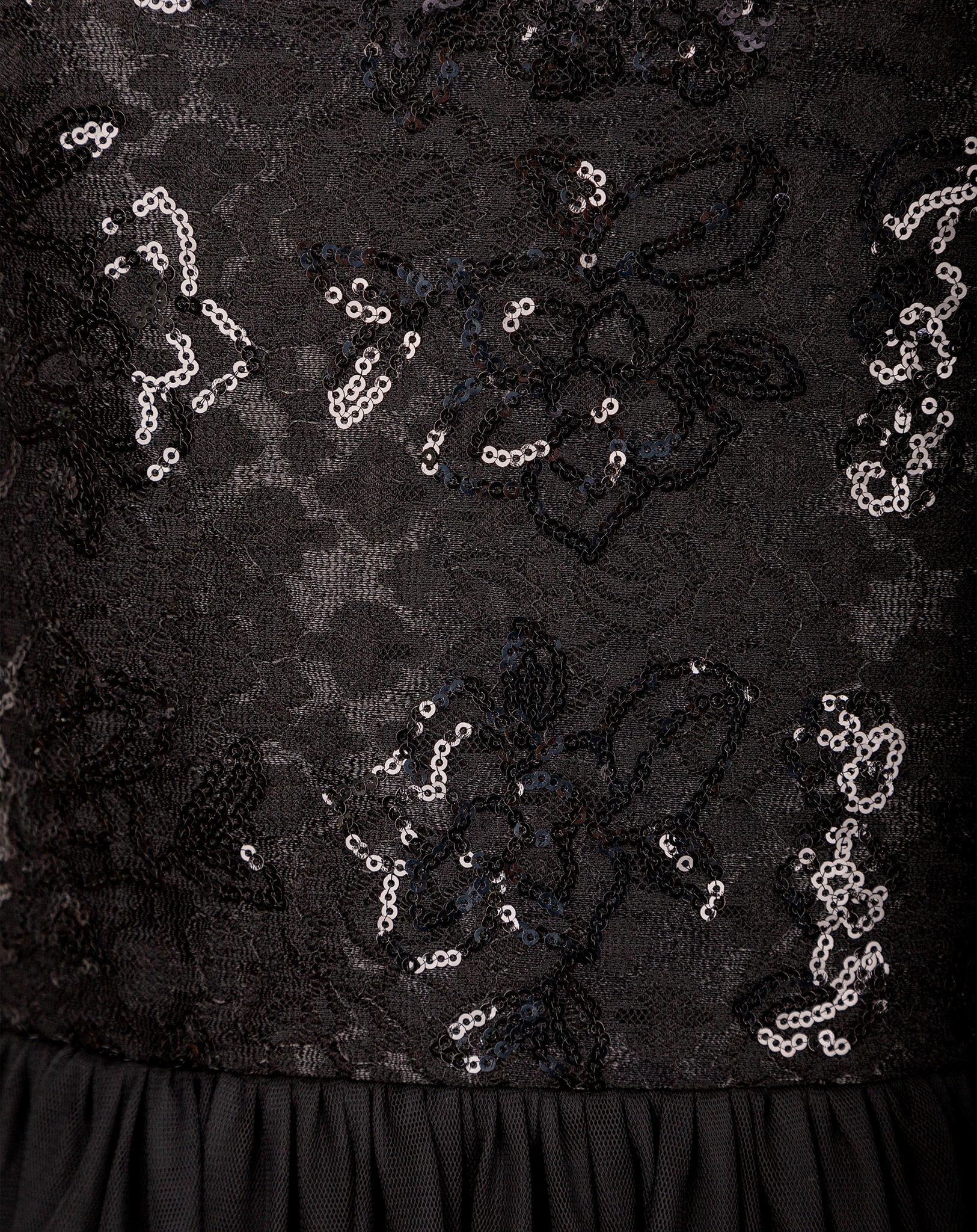 Kurzarm-Kleid DARK ELEGANZA in black