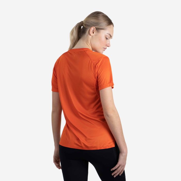 Lipati Dame T-shirts Strato AL Tee Regular Fit Orange