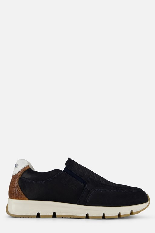 Australian Eagle Instappers blauw Nubuck