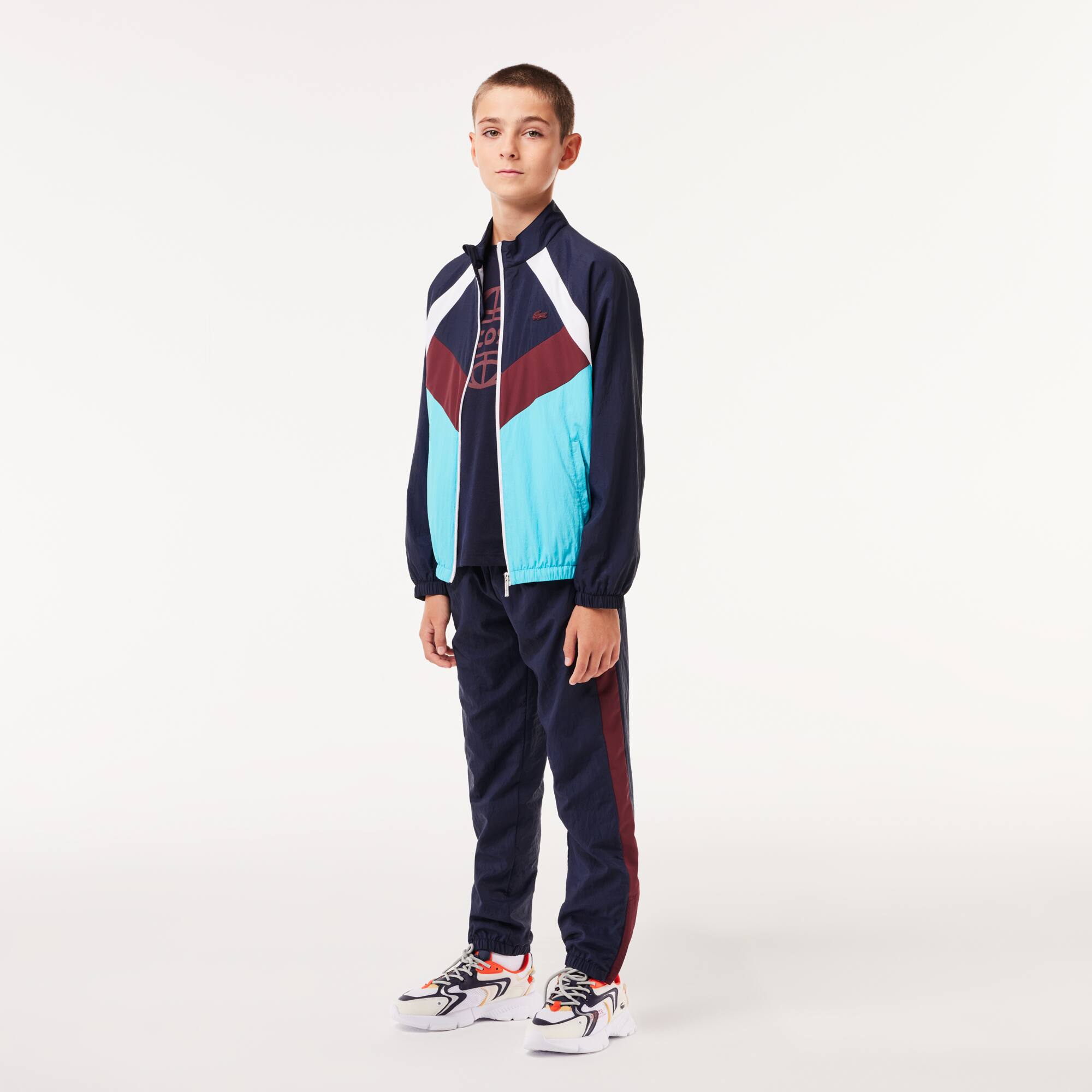 Pantalon de survêtement color-block Survetements - Bleu - Lacoste - Enfant