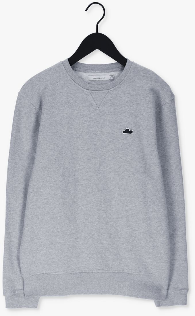 THE GOODPEOPLE lichtgrijze the goodpeople sweater liam