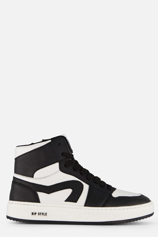HIP Sneakers zwart Leer