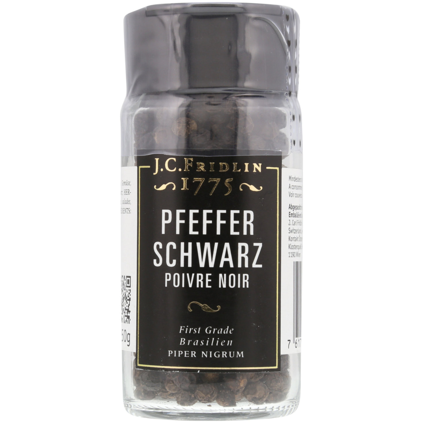 J.c.Fridlin Pfeffer schwarz