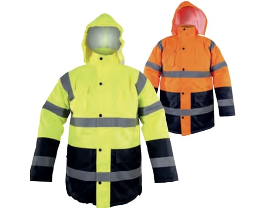 Lahti Pro Warning vinterjakke størrelse XXL oransje (L4090605)