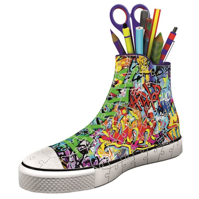 3D Puzzle - Sneaker Graffiti Style - 108 Teile