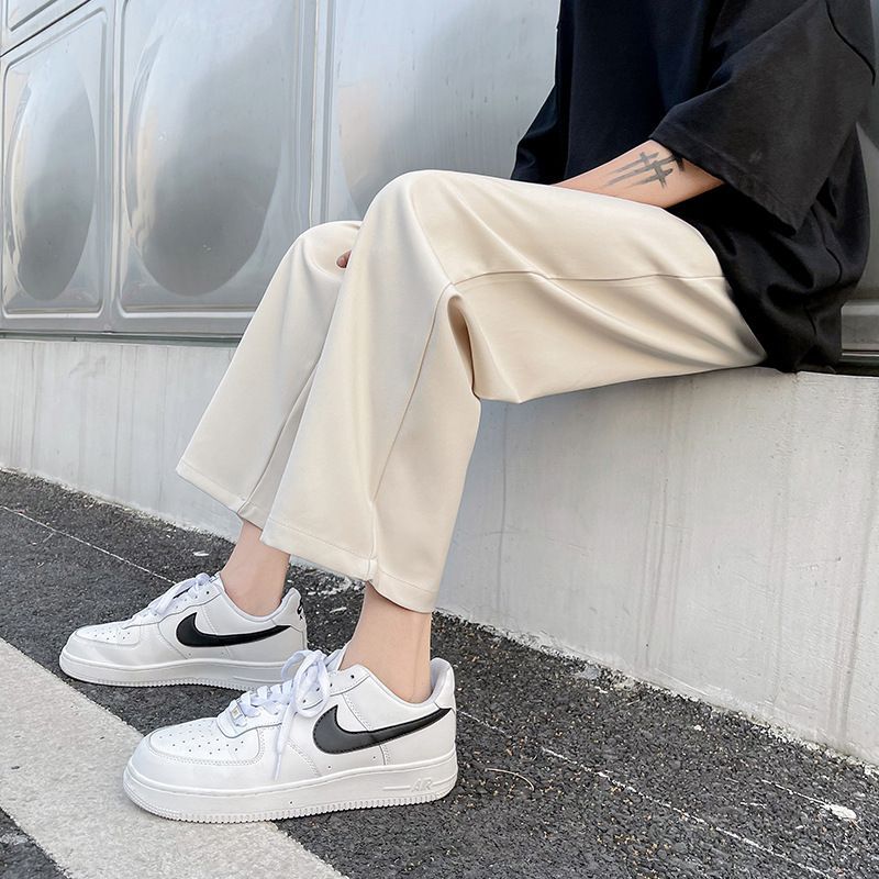 Fushet - Cropped rechte broek