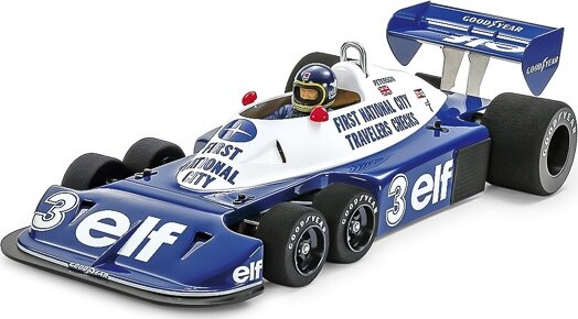 Tamiya - Rc Tyrrell P34 Six Wheeler 1977 Argentine Gp Fjernstyret Bil Byggesæt - 1:10 - 47486