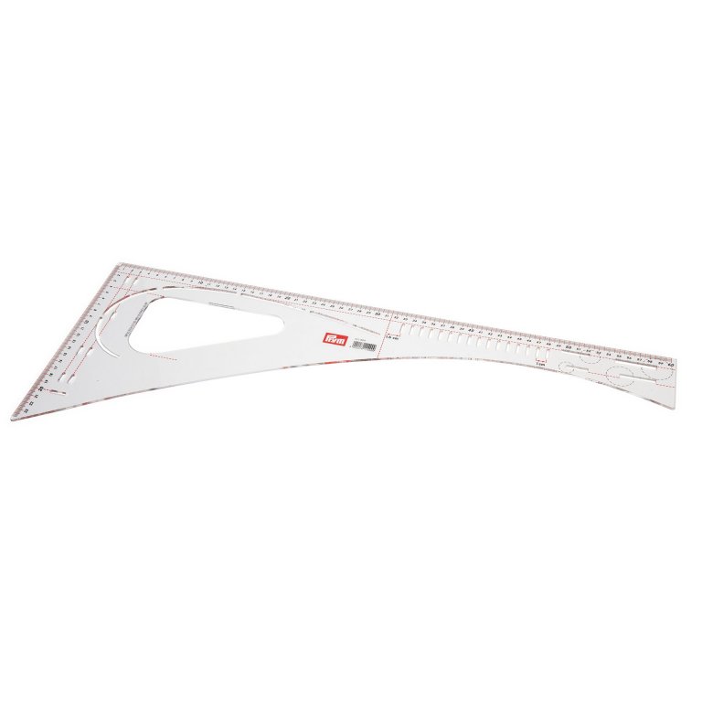 Prym Schneiderwinkel mit gekrümmter Hypotenuse