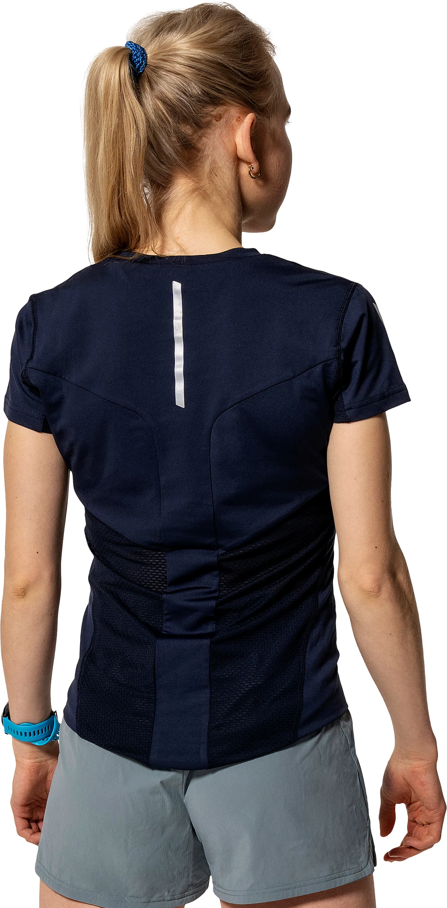 Swix Women's Pace NTS Short Sleeve Baselayer Top Dark Navy