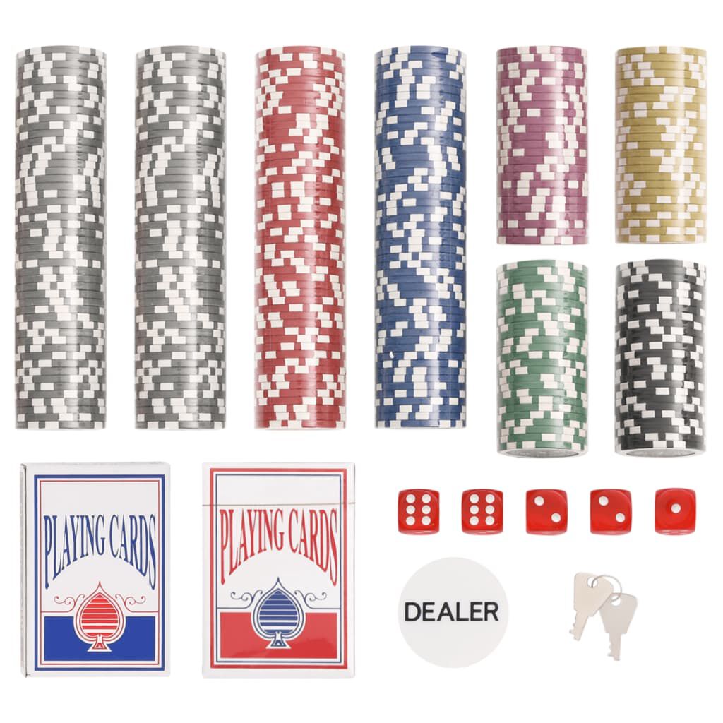 vidaXL Pokerchipset, 300 stuks, 11,5 g