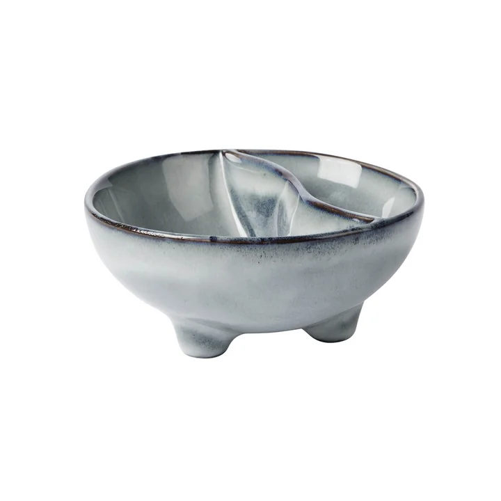 Broste Copenhagen - Nordic Sea  Olivenschale, Ø 11 cm x H 5 cm, blau