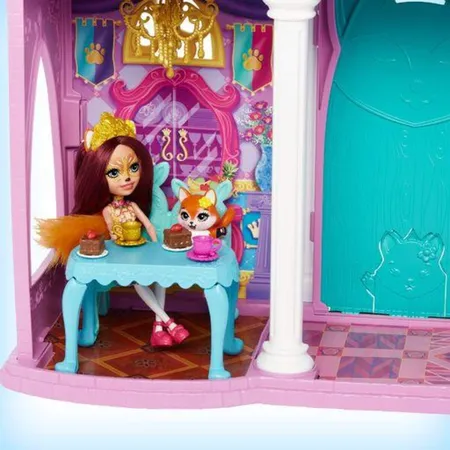 Mattel Enchantimals Royals Ballzauber Schloss mit Felicity Fox Puppe & Flick Tierfigur