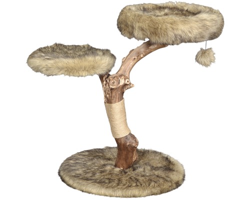 Krabpaal Jimmy inclusief speelbal Ø 50 x 72-82 cm bruin