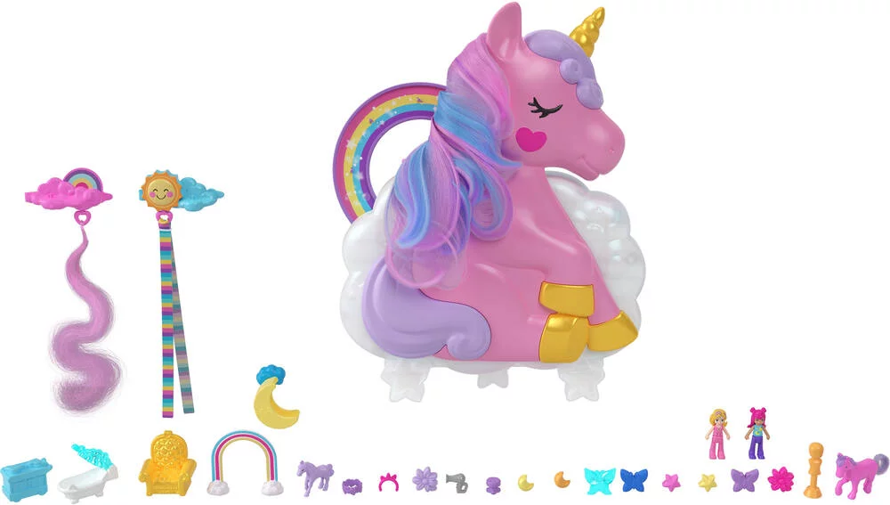 POLLY POCKET - SALON LICORNE ARC EN CIEL