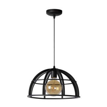 Lucide hanglamp Dikra zwart Ø40 cm