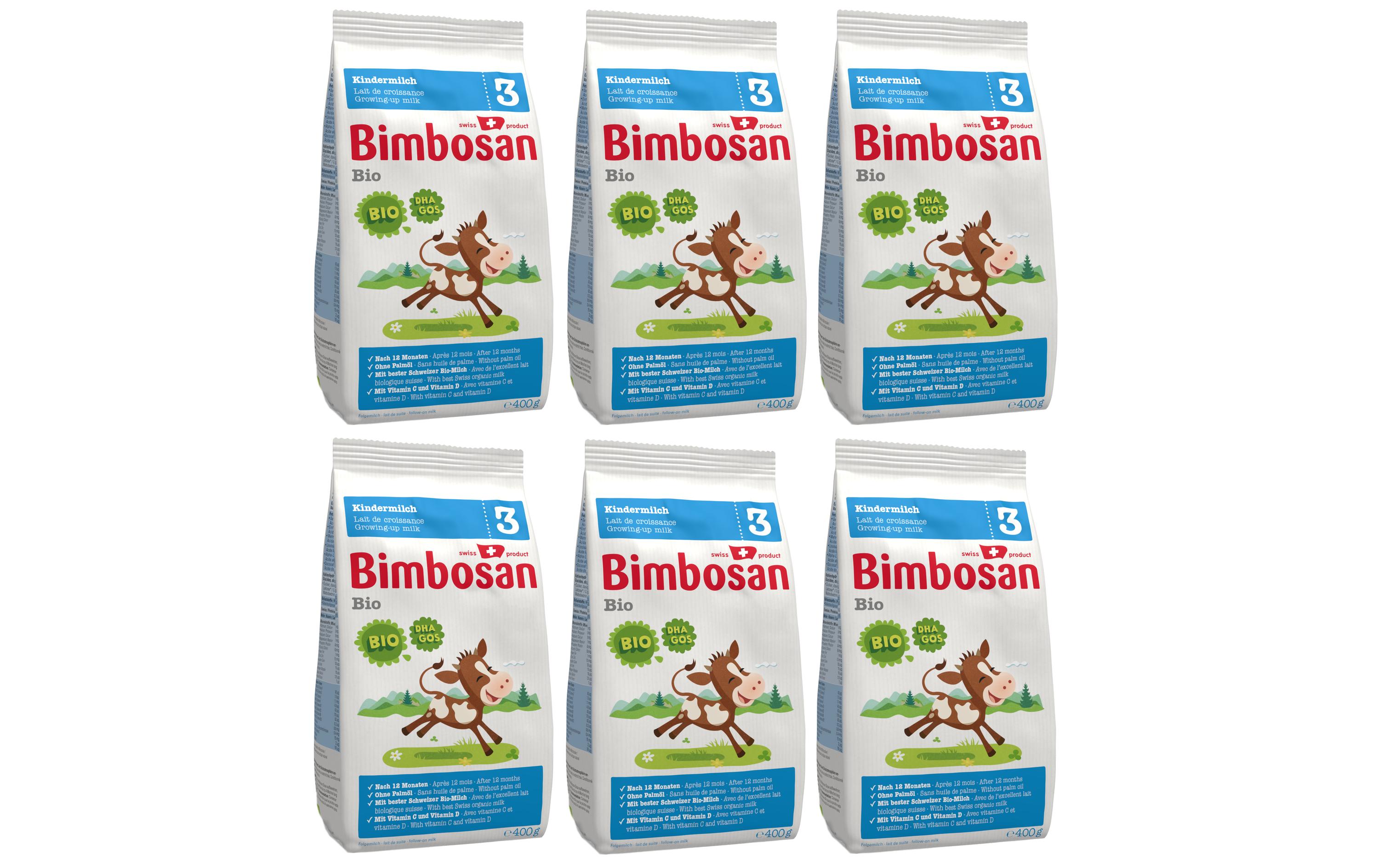 Kindermilch 3, Auffüllpack 6 x 400gBio 3 Kindermilch, Auffüllpack, 2400g