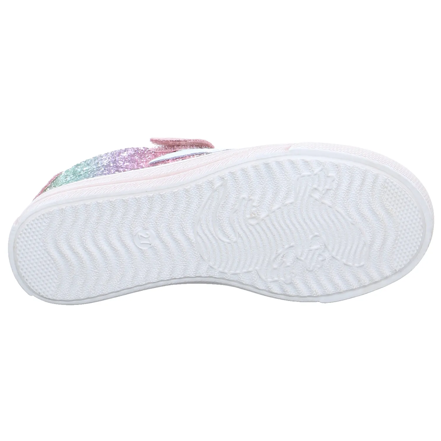 LURCHI Kleinkinder-Halbschuh Klett Rosa Leder  Mädchensneaker