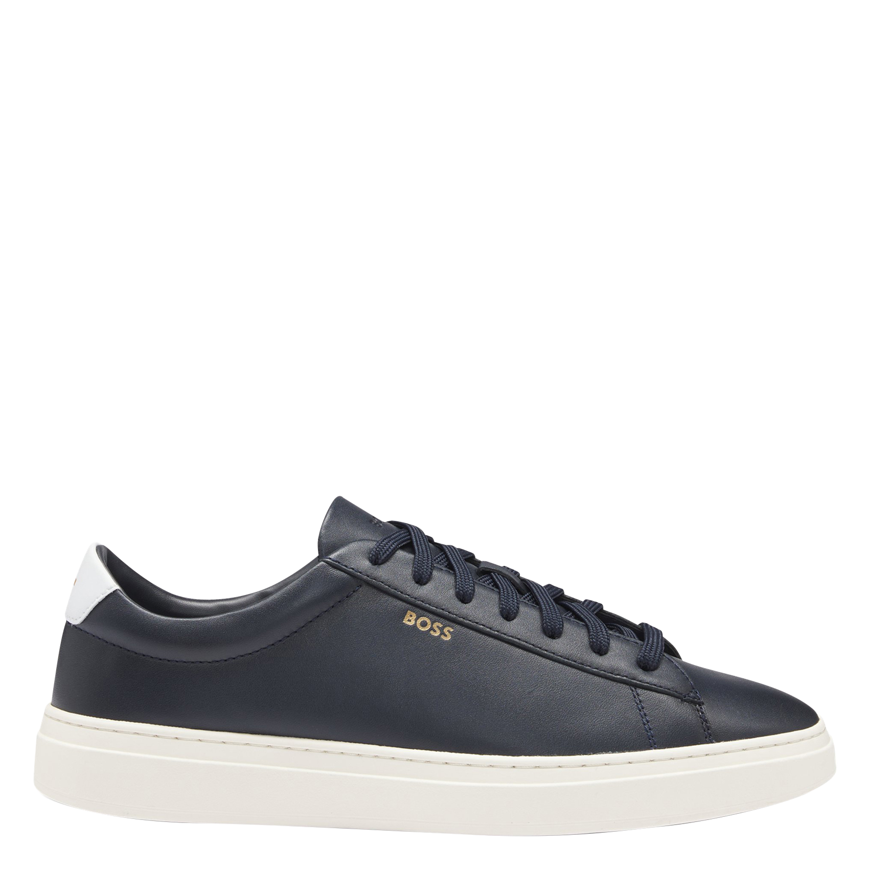 Baskets basses en cuir | Bleu