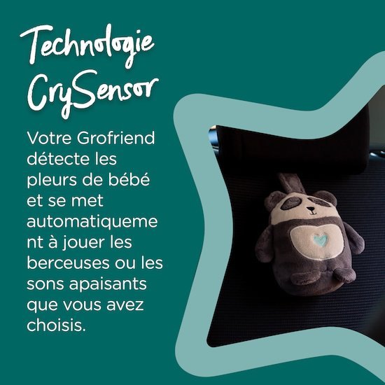 Peluche Nomade Veilleuse Musicale Mini GroFriend   Pippo le Panda        de               Tommee Tippee