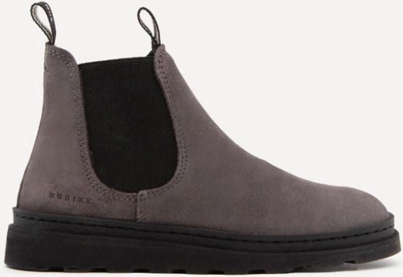 Nubikk Jonah Rai JR suède chelsea boots grijs