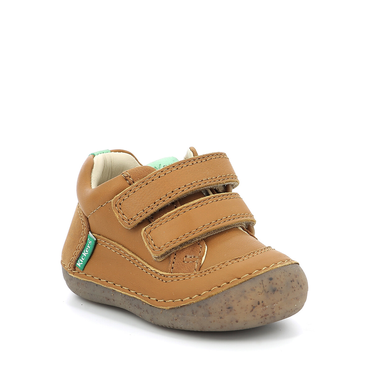 Tênis de couro KICKERS com velcro, Sostankro