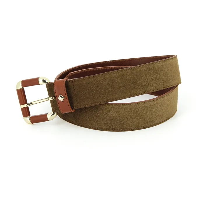 herbert frère soeur Ceinture Coulomb Velours | Marron
