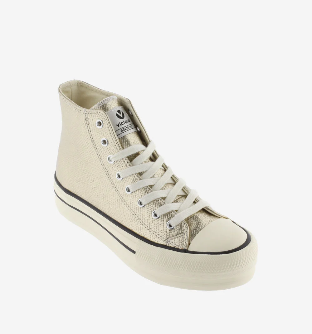 TRIBU DOBLE METAL MID BOOTPLATINO