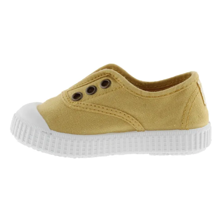 Victoria Baskets Inglesia Elastico Lon | Jaune pâle