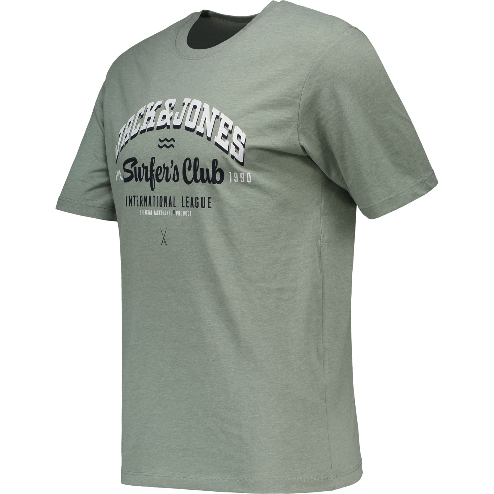 Jack&Jones Herren-T-Shirt Logo M, mint